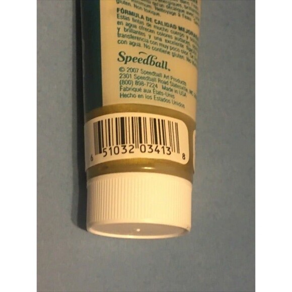 Speedball block printing Inc. 3413 Gold Water Soluble - Picture 3 of 6